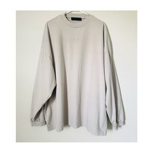 Essentials Fear Of God Core Heather Long Sleeve T shirt Sz L